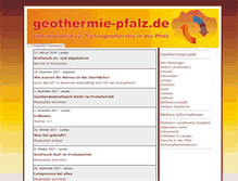 Tablet Screenshot of geothermie-pfalz.de